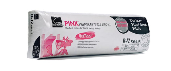 Owens Corning R-12 PINK NEXT GEN FIBERGLAS Insulation 16-inch x 48-inch x 3 5/8-inch (106.7 sq.ft.)