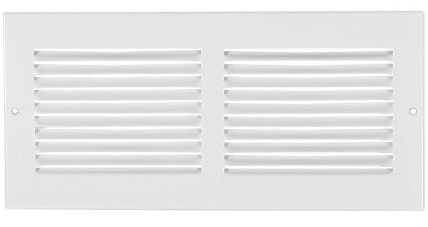 HDX 10 inch x 4 inch Sidewall Grille - White