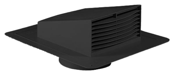 Roof Exhaust Hood 4 Inch Black 