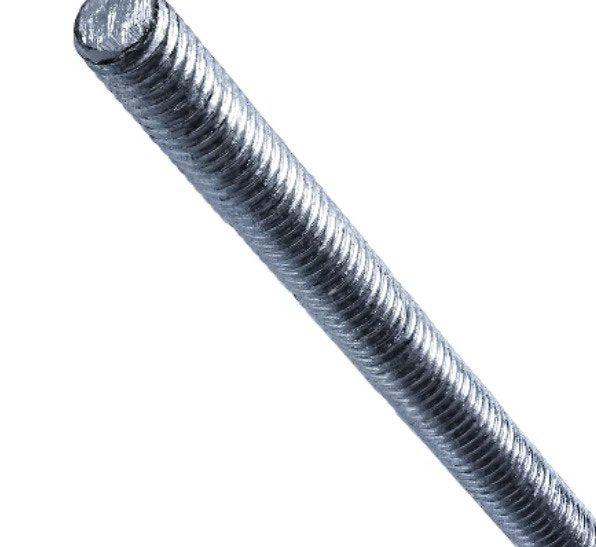 Paulin 1/2-13 x 72-inch Fully Threaded Steel Rod - Zinc Plated - UNC