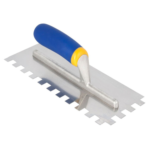 1/2 In. x 1/2 In. x 1/2 In. Square Notch Mega Grip Trowel