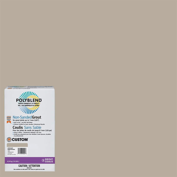 #386 Oyster Gray - Polyblend Non-Sanded Grout - 10 lbs 