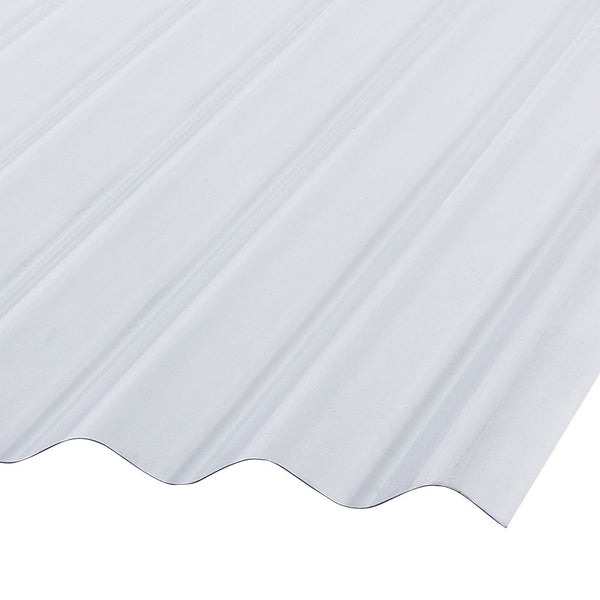 Corrugated PVC 8 ft. Clear Roofing Panels 
