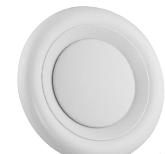 5 inch - 6 inch Round Air Diffuser White