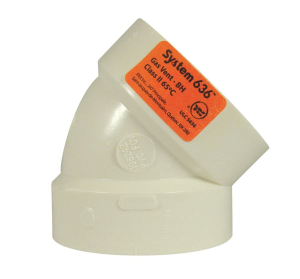 PVC-FGV 45D ELBOW 2 inches H - System 636 