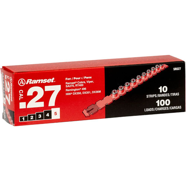 Ramset .27 Caliber Strip Shot Red Load (100-Pack)