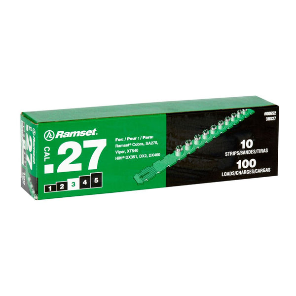 .27 Caliber Strip Shot Green Load - 100/Pack