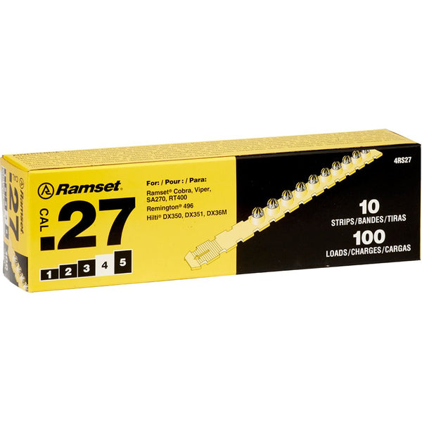 Ramset .27 Caliber Strip Shot Yellow Load (100-Pack)