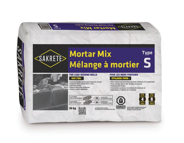 Type S Mortar Mix, 30kg 