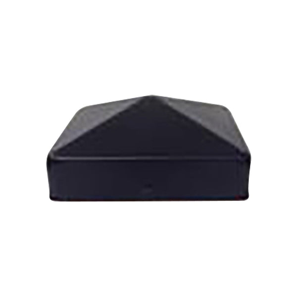 Metal Caps 4 inch x 4 inch Black Galvanized Metal Post Caps