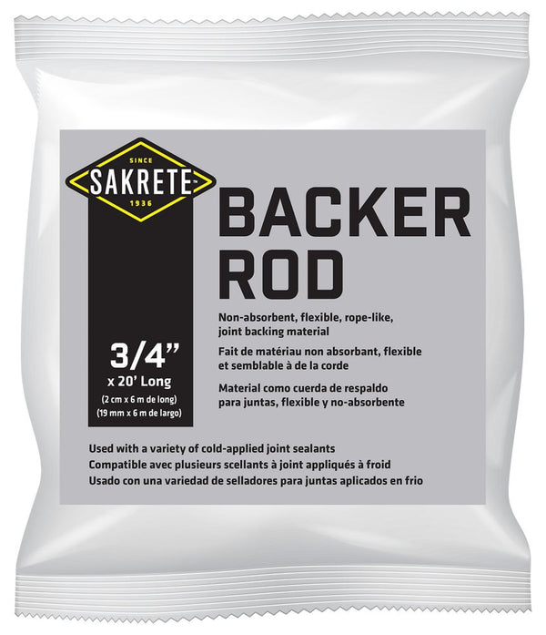 Backer Rod, 3/4