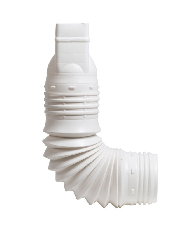 Downspout Adapter 3-In x 4-Inch White 