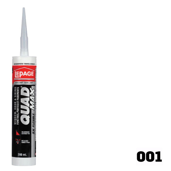 LePage LePage Quad Max Window, Door & Siding Sealant, 280 ml