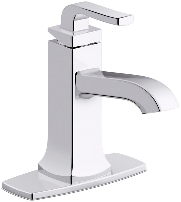 KOHLER Rubicon Single Hole Single-Handle Bathroom Faucet in Polished Chrome