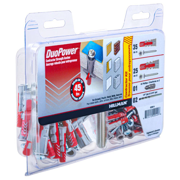 #6-10 & #8-12 DuoPower(TM) Contractor Strength Anchor Kit - 60/Pack