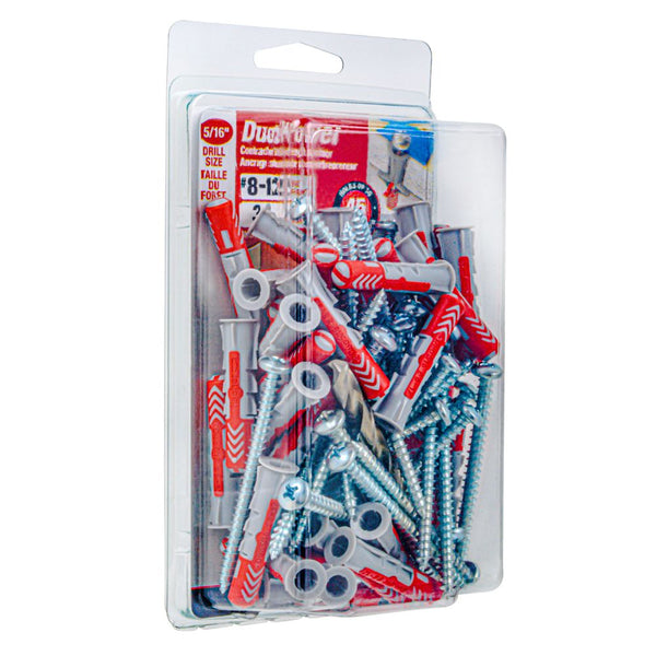 #8-12 DuoPower(TM) Contractor Strength Anchor - 36/Pack