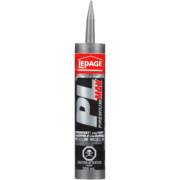 LePage LePage PL Premium MAX Construction Adhesive, 266 ml
