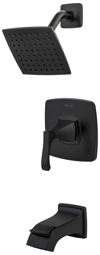 Pfister Venturi Tub and Shower in Black