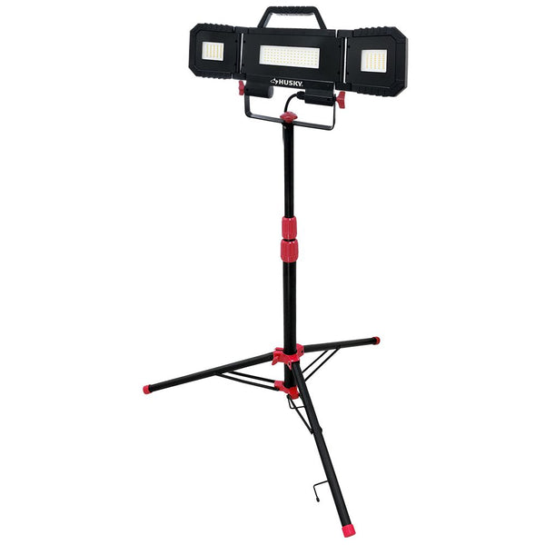 Husky 7000 Lumen Multi-Directional LED Tripod Work Light