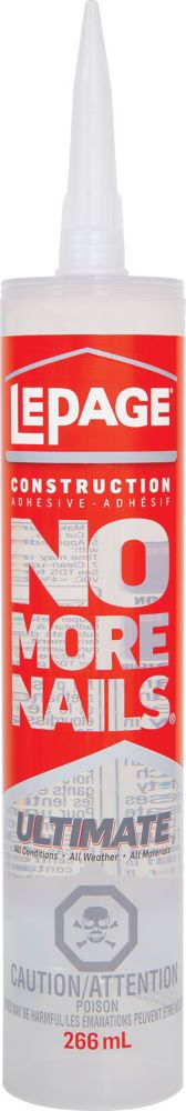 No More Nails Ultimate Crystal Clear 266mL 