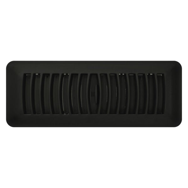 HDX 3 inch x 10 inch Plastic Floor Register - Black