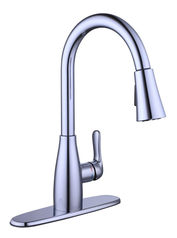 Glacier Bay McKenna Single-Handle Pull-Down Kitchen Faucet Sprayer in Polished Chrome