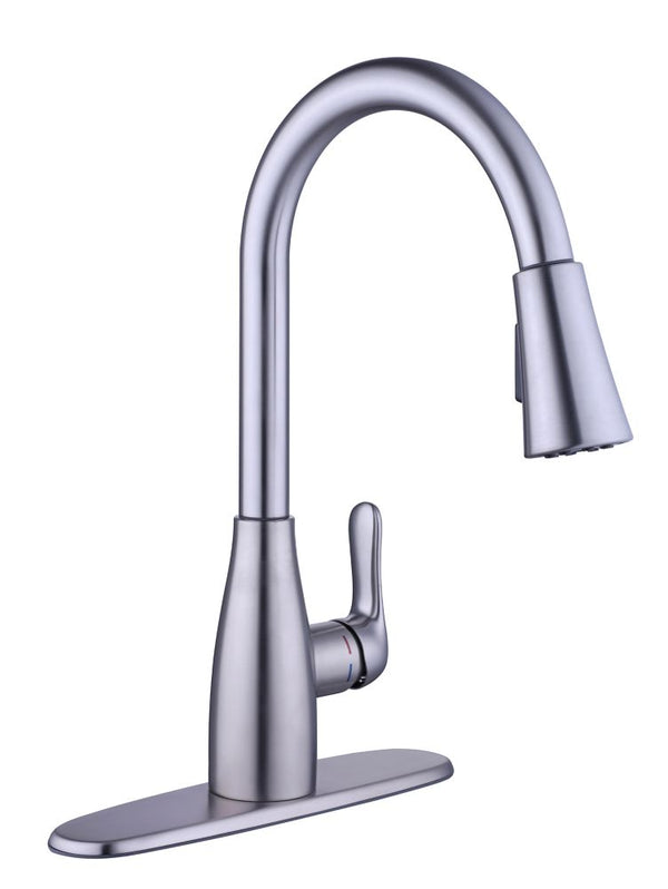 Glacier Bay McKenna Single-Handle Pull-Down Kitchen Faucet Sprayer in Stainless Steel