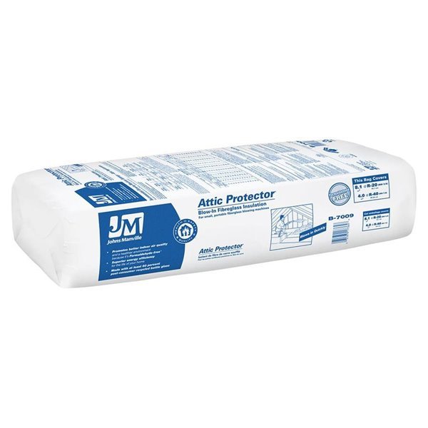 Johns Manville Attic Protector Blown-in Fiberglass Insulation