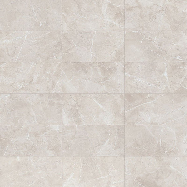Anatolia 10 x 20 in (25 x 50 cm) Regency Glossy Pressed Glazed Ceramic, IVORY