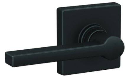 Home Front by Schlage Crosbie Passage Knob Lever Black