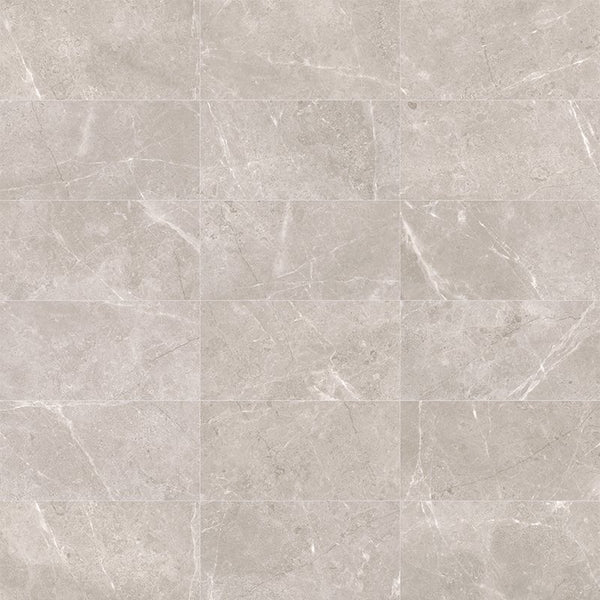 Anatolia 12 x 12 in (30.5 x 30.5 cm) Ritz Gray Honed Marble
