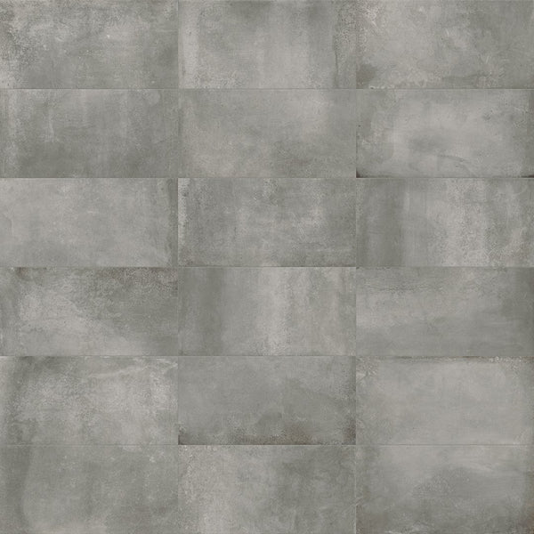 Anatolia 3 x 24 in (7.1 x 60 cm) Ceraforge Matte Color Body Porcelain Bullnose, TITANIUM