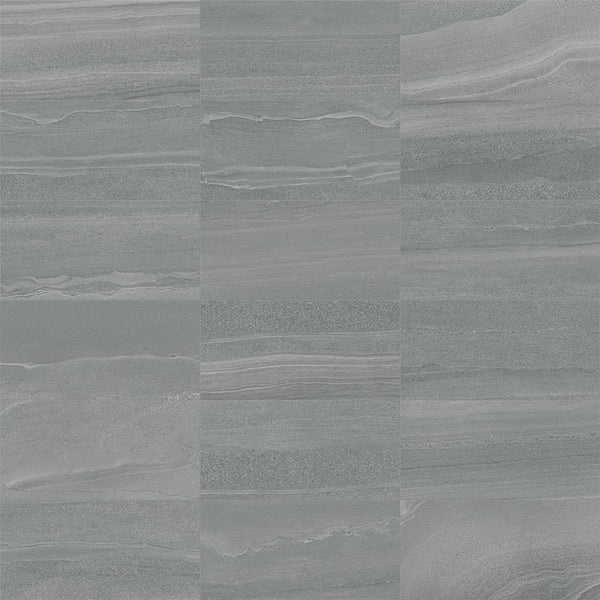 Anatolia 3 x 12 in (7.1 x 30 cm) Davenport Matte Glazed Porcelain Bullnose, MICA