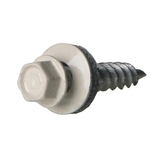 #10 x 1" Tan Galvanized Self-drilling Roofing Screws -100/Pack