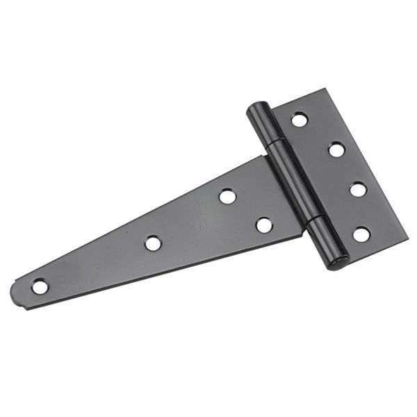 Onward Heavy Duty T-Hinge, 6 in (152 mm) Black (2-Pack)