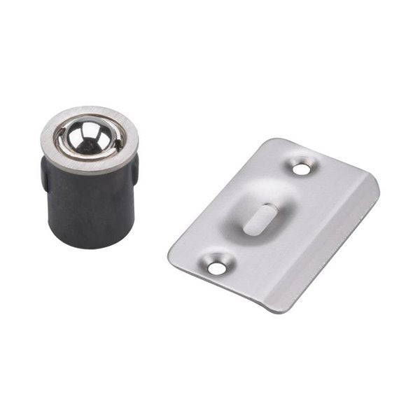 Onward Adjustable Drive-in Ball Catch, Brushed Nickel