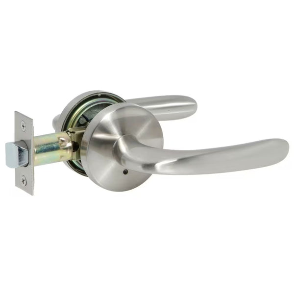 30-D004624SN Citation Lever Privacy Satin Nickle Round Rose