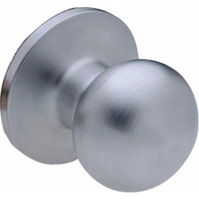 33-134 Villa Ball Knob Dummy Satin Chrome Round Rose