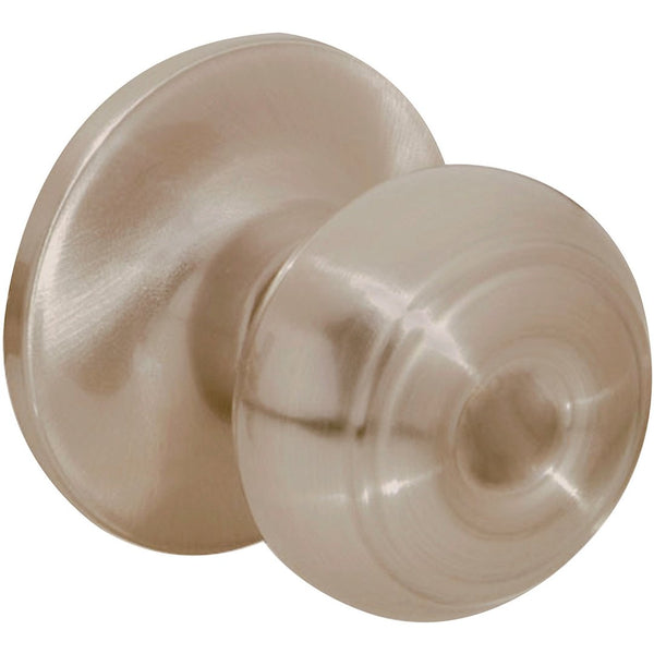 33-394 Manchester Dome Knob Dummy Satin Nickle Round Rose