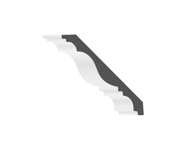 MDF Milan 6 Crown Moulding (16' Lengths)