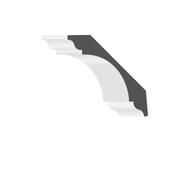 MDF Cove 6 Crown Moulding (16' Lengths)