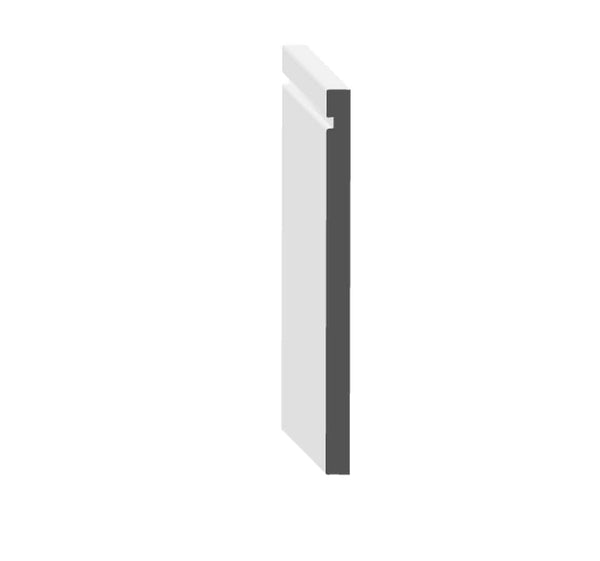 MDF Modern Baseboard 7 1/4 x 1/2 (14' Lengths)