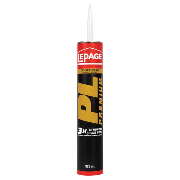 LePage PL Premium Polyurethane Construction Adhesive, 825 ml (PL Glue)