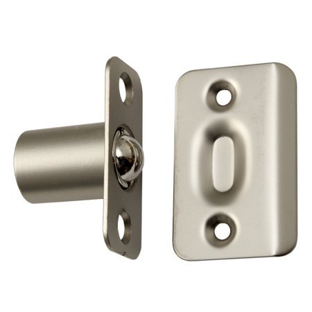 Adjustable Bullet Catch in Satin Nickel