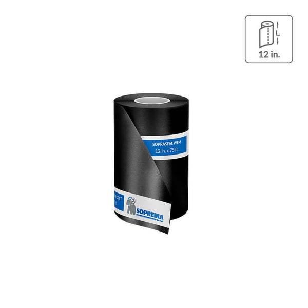 Self-Adhesive Through-Wall Flashing Air and Vapor Barrier Flashing Membrane - 12