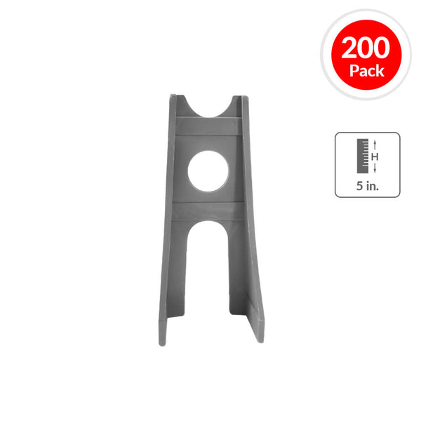 Art Mould Plastics LC5.0 5 in. Rebar Linden Chair (200-Pack) 