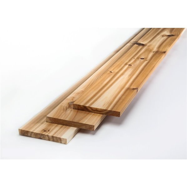 1-in x 6-in x 8-ft Select S4SEE Cedar Lumber