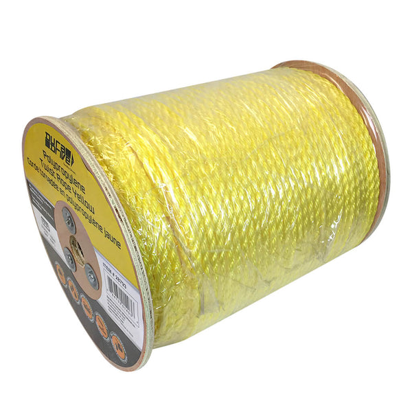  DuraDrive 3/8 in. x 630 ft. Polypropylene 3-Strand Twist Yellow Rope