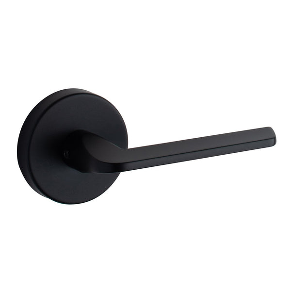 30-D007224BLK Slip Stream Lever Privacy Black Round Rose
