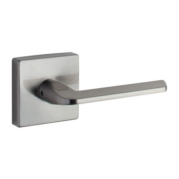 30-D007334SN Slip Stream Lever Passage Satin Nickle Square Rose